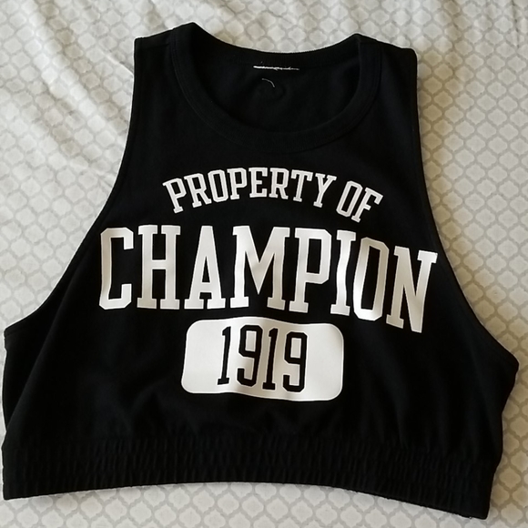Champion Tops - NEW Champion Retro Cropped Tank, L